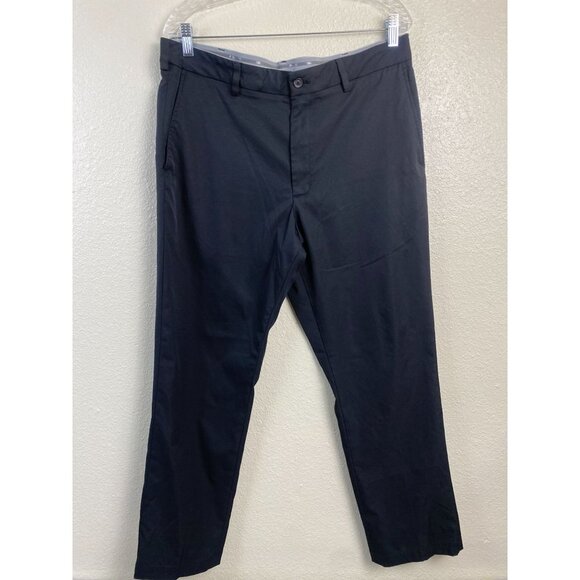 Walter Hagen Mens Chino Golf Pants size 36 X30 Black Business Casual performance - Picture 1 of 10